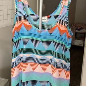 Daytrip Multicolor Geometric Tank Top